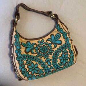 Isabella Fiore, designer bag, hand beaded. Like new